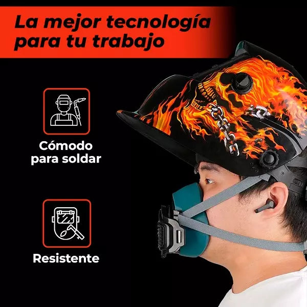 CASCO PARA DOLDADURA Y TRABAJO - DISEÑO PRO