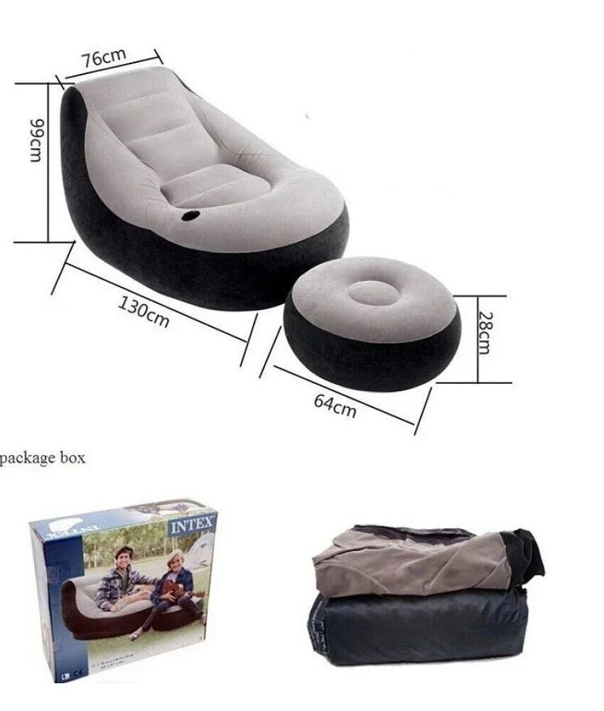 SILLON INFLABLE CON BASE