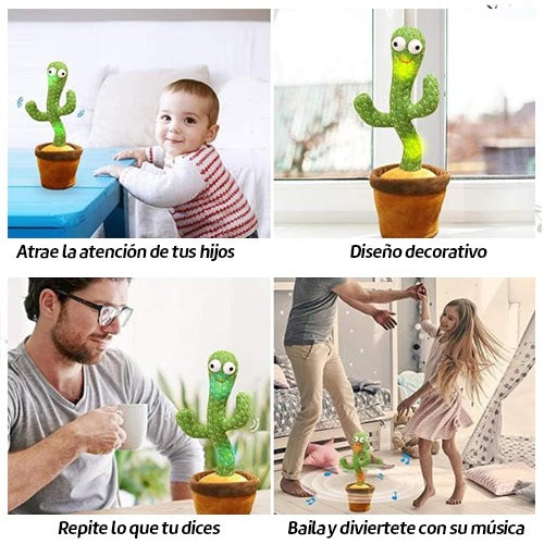 CACTUS QUE CANTA, BAILA Y REPITE+DELIVERY GRATIS