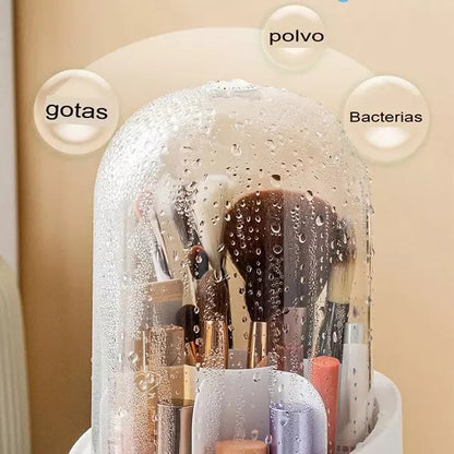 PORTA BROCHAS DE MAQUILLAJE GIRATORIO