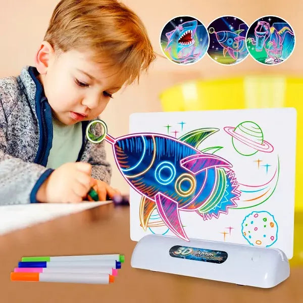 TABLERO MAGICO DE NIÑOS + OBSEQUIO PAPEL ROLLO DIBUJO