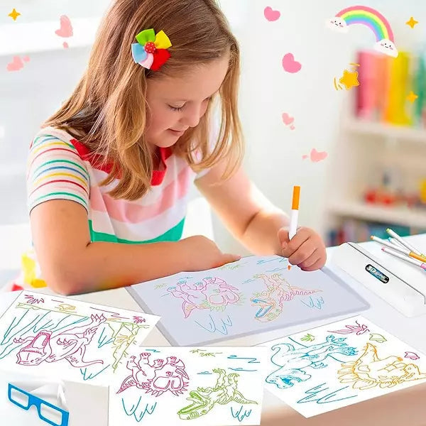 TABLERO MAGICO DE NIÑOS + OBSEQUIO PAPEL ROLLO DIBUJO