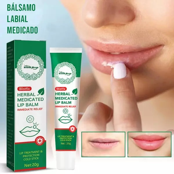 BALSAMO LABIAL HERBAL CON TRATAMIENTO PARA AMPOLLAS