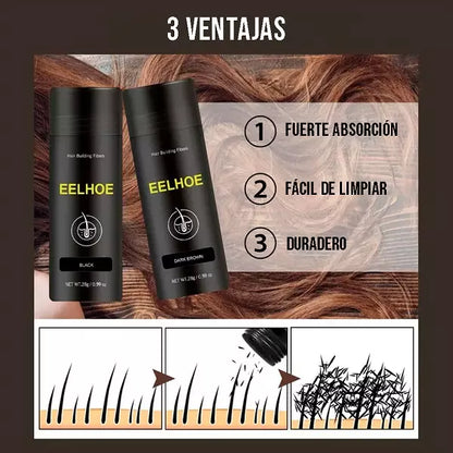 HAIR BUILDING FIBERS - RECUPERA CABELLO 2X1