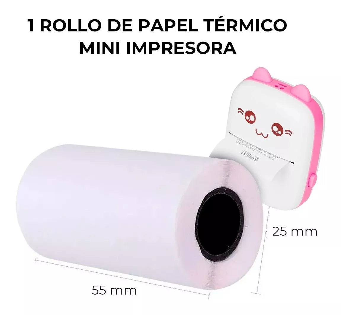 1 ROLLO PAPEL DE MINI IMPRESORA