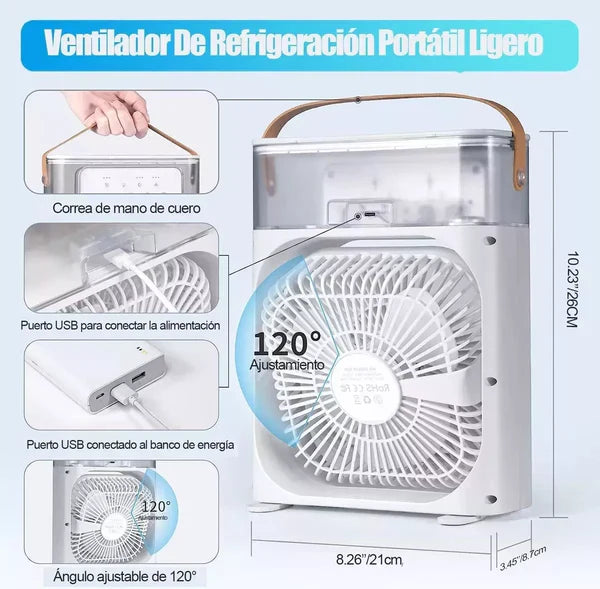 VENTILADOR PORTATIL PRO REFRESCANTE PREMIUN