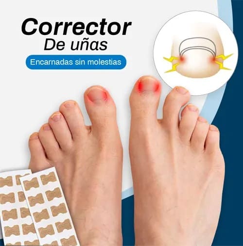 PARCHE CORRECTOR DE UÑAS ENCARNADAS