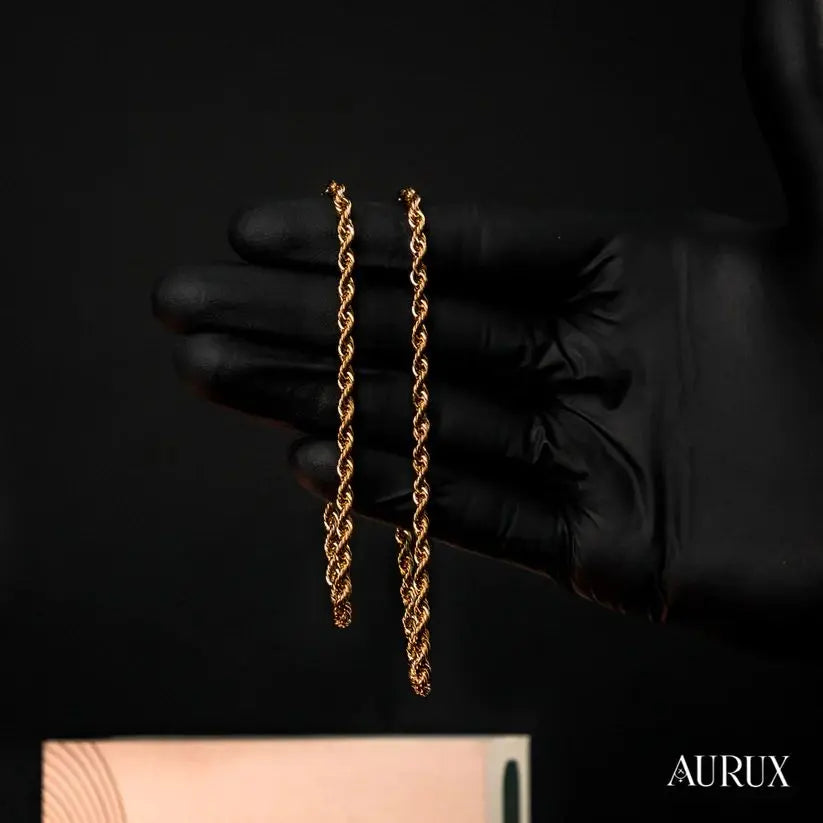 Pulsera ORO AURUX Lazo Grueso 18 cm | Envío gratis ✅